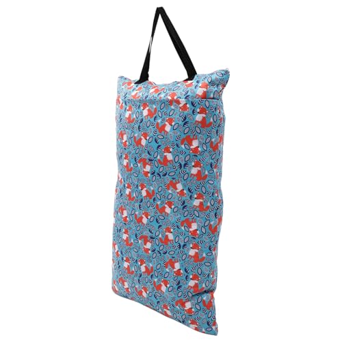 BESPORTBLE Wasserdichter Windel Aufbewahrungsbeutel mit Doppelreißverschluss Wiederverwendbare Nasstasche für Nasse und Trockene Windeln Tragbarer Organizer für Unterwegs für und Outdoor von BESPORTBLE