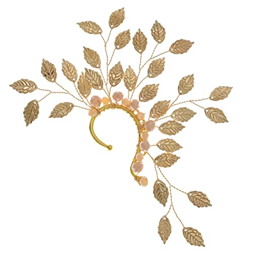 BESPORTBLE Ohrmanschetten Aus Metall Mit Zartem Blattdesign Ohrclips Für Damen Bohren Nicht Durchdringender Ohrschmuck Für Täglichen Gebrauch von BESPORTBLE