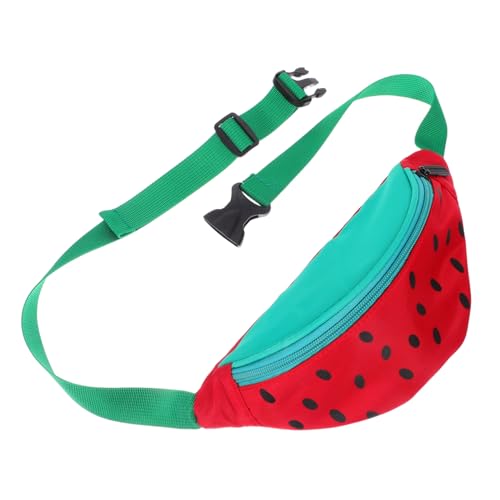 BESPORTBLE Wassermelonen Umhängetasche für Leichte Stilvolle Schultertasche Nylon für Jungen für Reisen Sport Kompakte Aufbewahrung für Münzen Schlüssel BESPORTBLE Wassermelonen Umhängetasche für Leichte Stilvolle Schultertasche Nylon für Jungen für Reisen Sport Kompakte Aufbewahrung für Münzen Schlüssel von BESPORTBLE