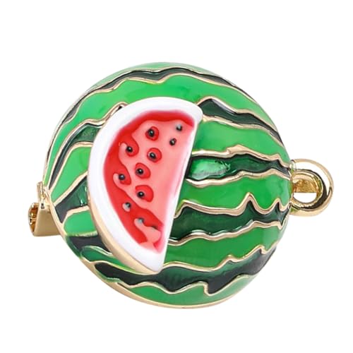 BESPORTBLE Wassermelonen emaille brosche Niedliche Obst anstecknadel Modisches Accessoire für Kleidung Rucksäcke Hüte Praktische Sicherheitsnadel zur Kleiderfixierung und Kragendekoration von BESPORTBLE