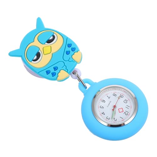 BESPORTBLE Silikon Uhr Für Krankenschwestern Dehnbare Taschenuhr Mit Eule Design Präzisionsquarzbewegung Unisex Für Medizinische Fachkräfte Und Studenten von BESPORTBLE