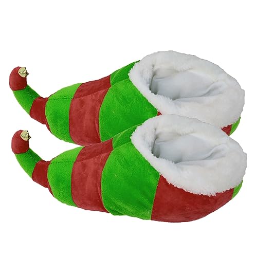 BESPORTBLE Weiche Weihnachts Hausschuhe Plüsch Role Play Slipper mit Hautfreundlich Strapazierfähig Modisch für Familie und Freunde von BESPORTBLE