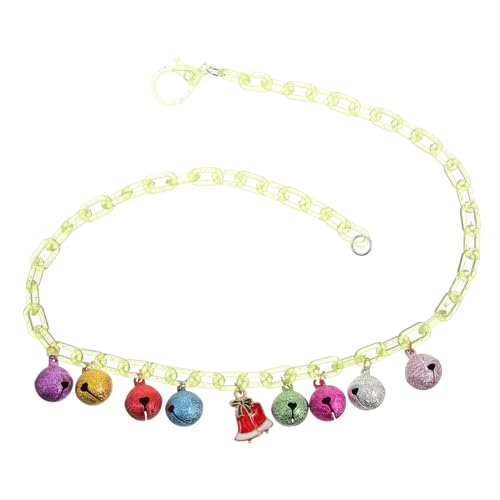 BESPORTBLE Weihnachtliche Bunte Metallkette für Mädchen Leichte und Hautfreundliche Modisches Schmuckstück für Alltag Party und zu Weihnachten und Geburtstagen von BESPORTBLE
