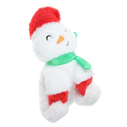 BESPORTBLE Weihnachtlicher Plüsch Snap Armband Schneemann Leichtes Xmas Party Armband Wiederverwendbar für Festliche Feiern von BESPORTBLE