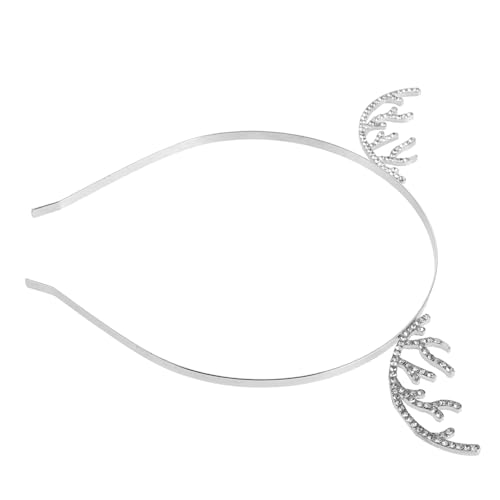 BESPORTBLE Christliches Rentier Geweih Haarreif Rhinestones Und Schneeflocken Accessoire Niedliches Stirnband Für Weihnachten Halloween Und Festliche Anlässe Für Erwachsene von BESPORTBLE