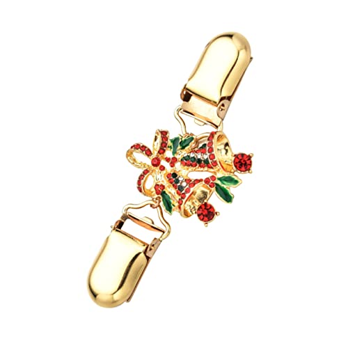 BESPORTBLE Weihnachts-sweater Clip Mit Strass Weihnachtsmann Brosche Cardigan Accessoire Für Stilvolle Festtagsmode von BESPORTBLE