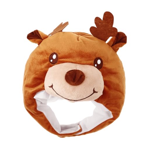 BESPORTBLE Weihnachtselch-kopfbedeckung Aus Plüsch Für Party Cosplay-kostümhut Cartoon-hut Weihnachtselchhut Für Erwachsene von BESPORTBLE