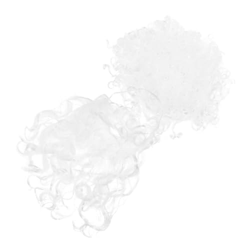 BESPORTBLE Weihnachtsmann Perücke und Mütze Set Komfortabel und Atmungsaktiv Authentisches Santa Claus Kostüm für Männer Wiederverwendbar Realistische Textur für Schule und Feiertage von BESPORTBLE