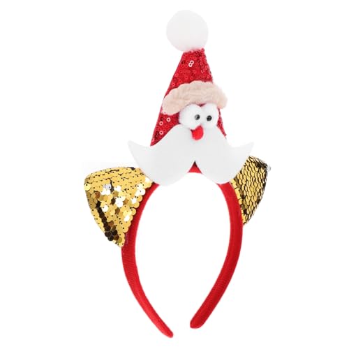 BESPORTBLE Weihnachtsmann-motiv Stirnband Für Weihnachten Haarband Für Weihnachts Und Feiertagspartys Cosplay-accessoire Für Kostümpartys von BESPORTBLE