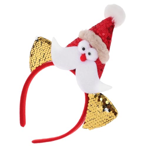 BESPORTBLE Weihnachtsmann-motiv Stirnband Für Weihnachts-feiern Haarband Mit Weihnachtsmotiv Für Festtagspartys Und Familienfeiern von BESPORTBLE