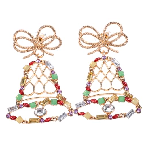 BESPORTBLE Weihnachtsohrringe Glockenform Damen Ohrschmuck Modisch Festlich Party Schmuck von BESPORTBLE