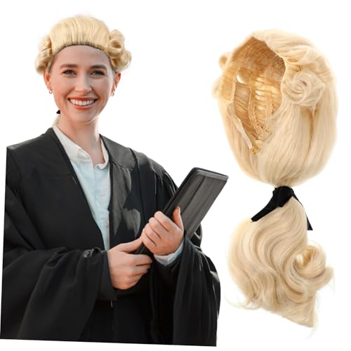 BESPORTBLE Weihnachtsperücke Schrägstrich erste Cosplay Perücke Männer Stich Mann goldene perücke herrenperücke Kopfbedeckungen für Rollenspiele Männer benutzen Perücke Hochtemperaturdraht von BESPORTBLE