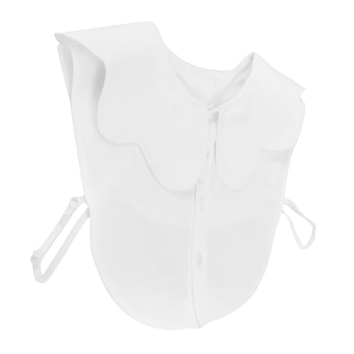 BESPORTBLE Fake Kragen Aus Chiffon Abnehmbarer Damen-kragen Für Halbhemden Modischer Rundhalsausschnitt Atmungsaktives Material Für Lagenlook von BESPORTBLE