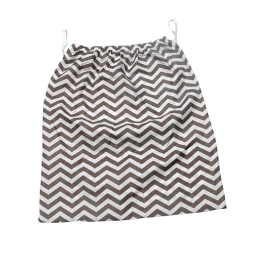 BESPORTBLE Wiederverwendbare Windel Aufbewahrungstasche mit Streifenmuster Feucht Trockentauglich Vielseitiger Windeleimerbeutel für Praktische Kleine Wickeltasche für Unterwegs von BESPORTBLE