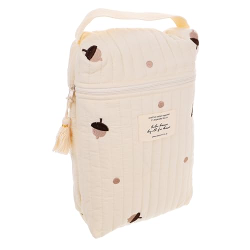 BESPORTBLE Windelaufbewahrungstasche Für Unterwegs Ästhetische Wickeltasche Strapazierfähigem Baumwollstoff Mit Trageband Für Kinderwagen Zur Organisation Von Babywindeln von BESPORTBLE