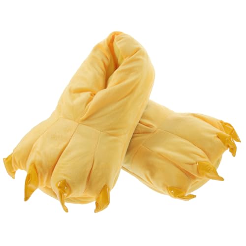 BESPORTBLE Winter Hausschuhe Plüsch Krallenschuhe für Damen und Herren Warme Weiche Indoor Schuhe Kuschelige Atmungsaktive Fellsocken für Zuhause und Kalte Wintertage von BESPORTBLE