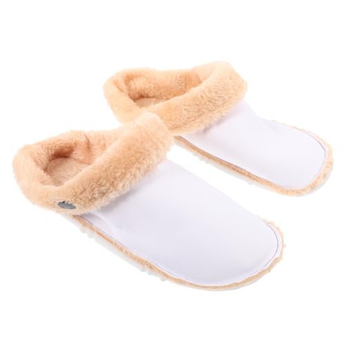BESPORTBLE Winterliche Abnehmbare Plüsch schuheinlagen aus Kunstleder Wärmend und Komfortabel für Lochschuhe Unisex Weiche Langlebige Innenfütterung für Damen und Herren Passend von BESPORTBLE