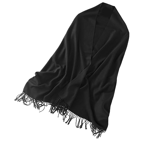 BESPORTBLE Winterpullover Poncho Damen Warmer Strickponcho Aus Weichem Material Gemütliche Schaldecke Einfarbig Für Kalte Tage von BESPORTBLE