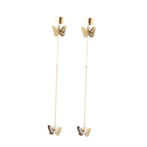 BESPORTBLE Wireless Earphone Holder Ohrschmuck mit Schmetterlings Design Lost Ohrmanschetten für Kopfhörer Ohrclips für Damen Accessoire für Alltag und von BESPORTBLE