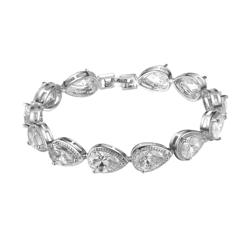 BESPORTBLE Zirkonarmband Schmuck Armbänder Edelsteinarmbänder für Frauen Armbänder mit Geburtssteinen Freundschaftsarmbänder leuchtendes Armband elegantes Armband Weiß BESPORTBLE Zirkonarmband Schmuck Armbänder Edelsteinarmbänder für Frauen Armbänder mit Geburtssteinen Freundschaftsarmbänder leuchtendes Armband elegantes Armband Weiß von BESPORTBLE