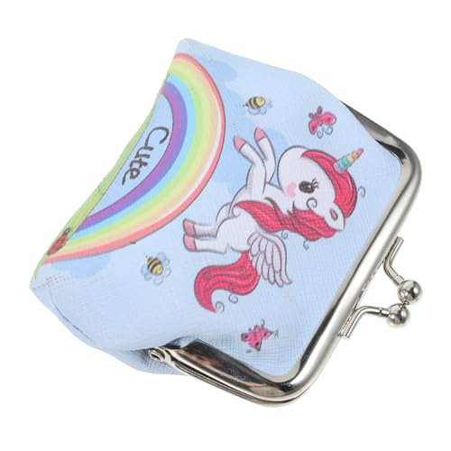 BESPORTBLE dekorative Geldbörse Geldbörsen Mini schlank Geldbeutel Trendy Dame tragbare Geldbörse süße Handtasche für Mädchen Frauen geldbörse Reisegeldbörse Einhornbalken PVC von BESPORTBLE