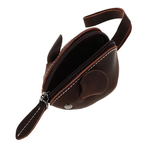 BESPORTBLE Maus-geldbörse Für Junge Mädchen Mit Schlüsselanhänger Cartoon-Design Und Aufbewahrung Für Münzen Schlüssel Und Kleine Gegenstände Aus Strapazierfähigem Rindsleder von BESPORTBLE