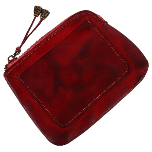 BESPORTBLE Mini Geldbörse Für Damen Kartenetui Mit Reißverschluss Münzbörse Kleine Portemonnaie Aus Wechselgeldbörse Für Handtasche von BESPORTBLE