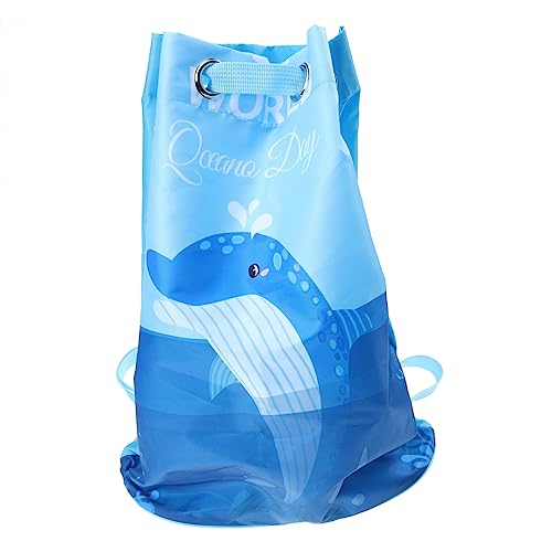 BESPORTBLE wasserdichte Junge Mädchen-Strandtasche Umhängetasche Mit Kordelzug Schwimm-String-Rucksack Leicht Zu Falten Für Badesachen Und Outdoor-aktivitäten von BESPORTBLE