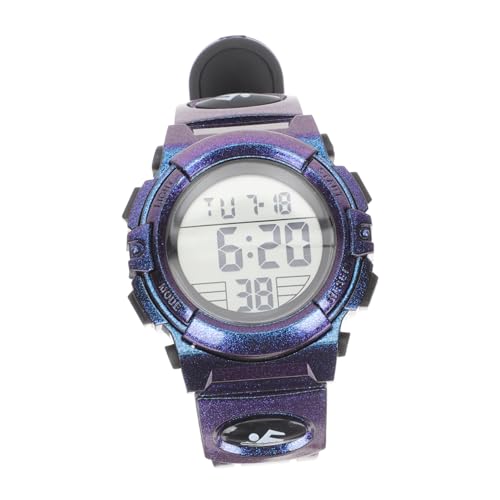 BESPORTBLE Sportuhr Kinderuhr Digitaluhr für Jungen und Mädchen Leuchtende Armbanduhr PU und Abs Verstellbares Armband mit Alarm und Stoppuhr für Schüler und Sportaktivitäten von BESPORTBLE