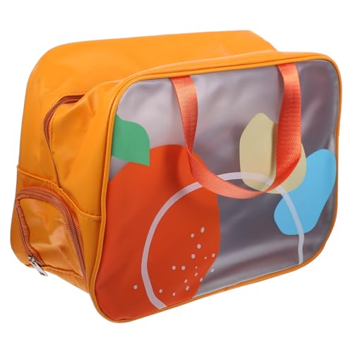 BESPORTBLE wasserdichte Kosmetiktasche mit Trocken Feucht Trennung Große Multifunktionale Make up und Toilettenartikel Tasche für Teen und Frauen Tragbar als Schwimm Fitnessbeutel Klarer von BESPORTBLE