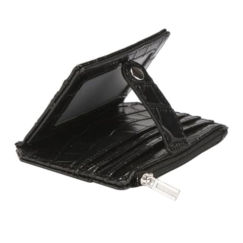 BESPORTBLE PU Geldbörse Reißverschluss für Herren Praktische Karten und Geldbörse Langlebig für Reisen und Alltag von BESPORTBLE