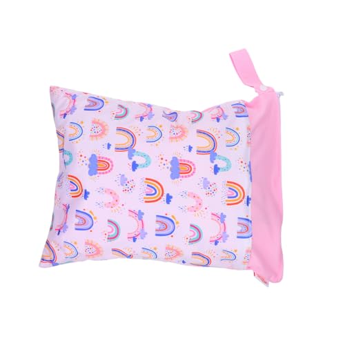 BESPORTBLE wasserdichte Windeltasche mit Doppeltem Reißverschluss Stroller Organizer Feucht und Trockenbeutel für Windeln Kleidung und Babybedarf Leicht Einfach Am Kinderwagen zu Befestigen von BESPORTBLE