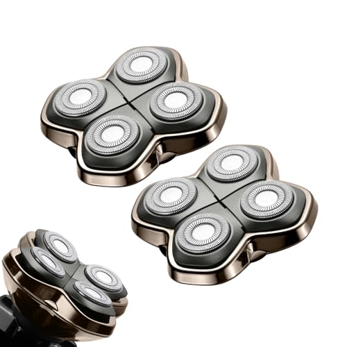 Pro 4 Rasierer-Ersatzköpfe für Pitbulls Gold Pro, Silver Pro, Platinum Pro, Butterfly Kiss PRO Kopfrasierer (2 Stück) von BESTBOMG