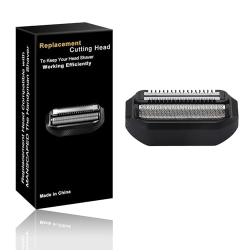 Rasierköpfe Ersatzklinge, kompatibel mit Manscape The Handyman Ersatzklinge, Langhaar-Nivellierer und Folienklingen von BESTBOMG