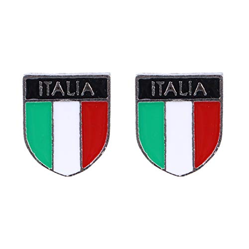 2stücke Italienische Flaggen Brosche Kreative Legierungs Anstecknadel Für Männer Und Frauen Kostüm Schmuckdekoration von BESTOYARD
