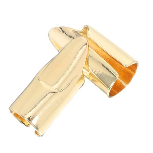 BESTOYARD 2stücke Vintage Metall Finger Ringe Für Frauen Verstellbare Nagelschmuck Charms Im Punk Rock Stil Für Maniküre Und Cosplay Goldene Farben Offene Ringdesigns von BESTOYARD