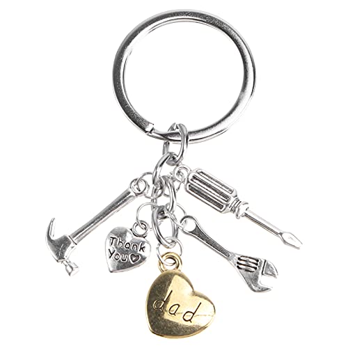 BESTOYARD Vater Geburtstagsgeschenke Vatertag Keychain ich Liebe Dich Papa Keychain Schmuck Geschenk für Männer Beste Geburtstagsgeschenk für Papa von Tochter Sohn von BESTOYARD