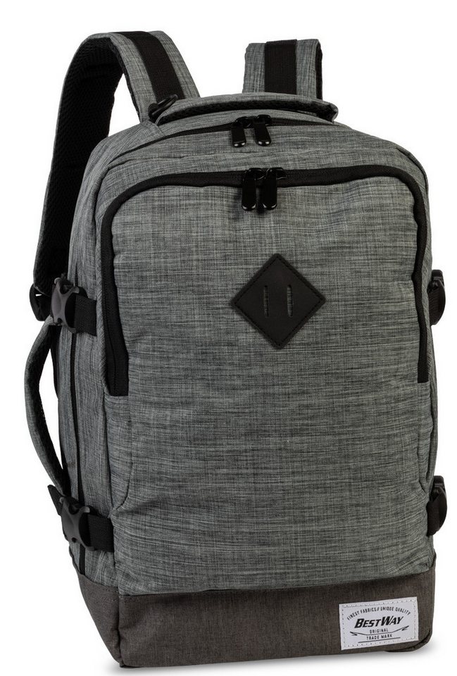 BESTWAY Freizeitrucksack BestWay Reiserucksack 'Cabin Pro - Small' *hellgrau von BESTWAY