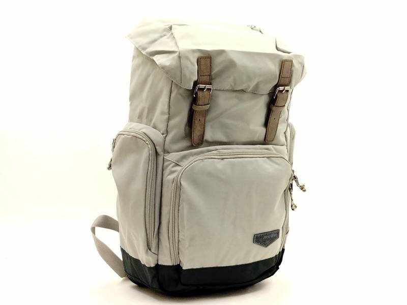 BESTWAY Freizeitrucksack Freizeitrucksack hellgrau, Klappe – Tagesrucksack 19 L von BESTWAY