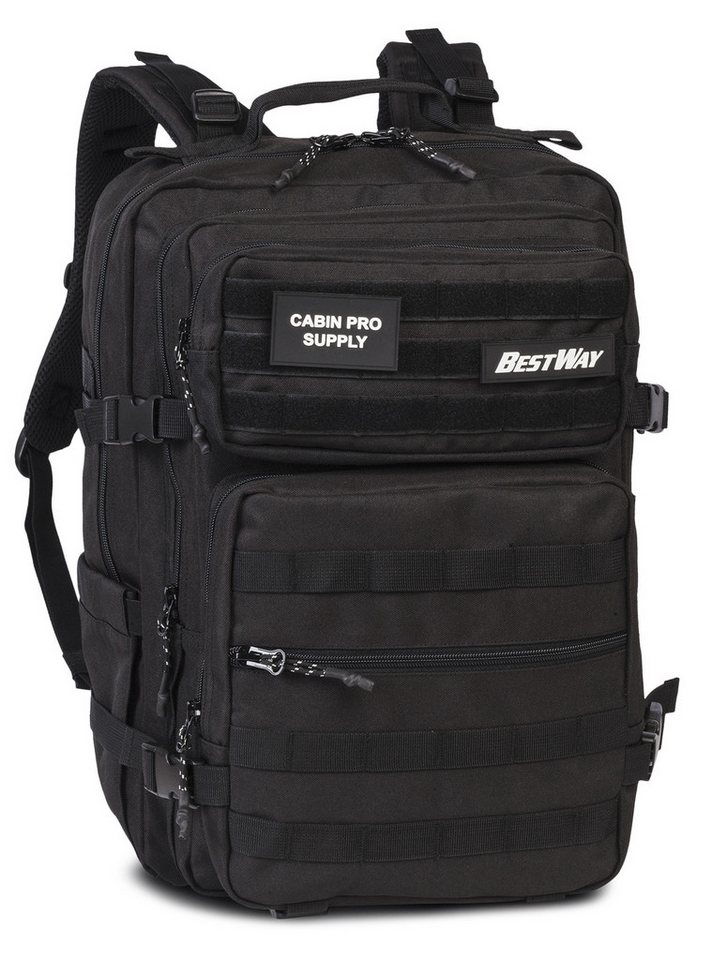 BESTWAY Freizeitrucksack Reiserucksack schwarz – Handgepäck-Rucksack von BESTWAY