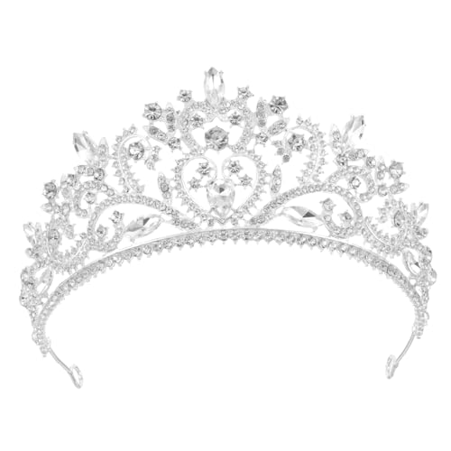 1Stück Brautkrone Haarband für Hochzeitskrone Stilvolles Stirnband mit Funkelnden Rhinestones für Hochzeiten Partys und Besondere Anlässe von BESTYASH