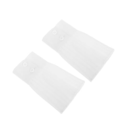 BESTYASH Plissierte Künstliche Ärmelmanschetten Dekorative Chiffon-ärmelaccessoires Für Damen Spitzen-plissee-manschette Falsche Handgelenkmanschetten Kleidungszubehör von BESTYASH