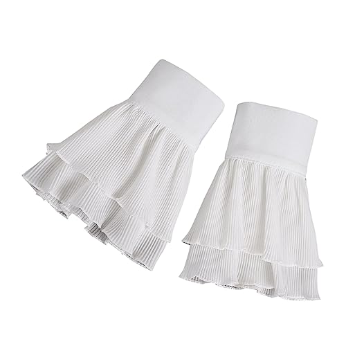 BESTYASH 1 Paar Gefälschte Ärmeln Manschetten Chiffon Manschetten Kleidung Gefälschte Manschetten Abnehmbare Manschetten von BESTYASH