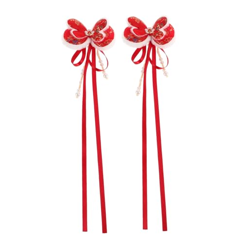 BESTYASH Schmetterlings-haarspange Mit Quaste Für Mädchen Hanfu-haar-accessoire Süßes Und Dekoratives Haar-akzent Für Chinesisches Neujahr Und Festivals von BESTYASH
