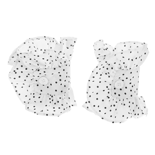 BESTYASH 1paar Elegante Abnehmbare Handgelenk-manschetten Mit Rüschendetails Für Damen Dekorative Fake-ärmel Vielseitig Kombinierbar Mit Kleidern Hemden Und Kostümen Für Verschiedene von BESTYASH