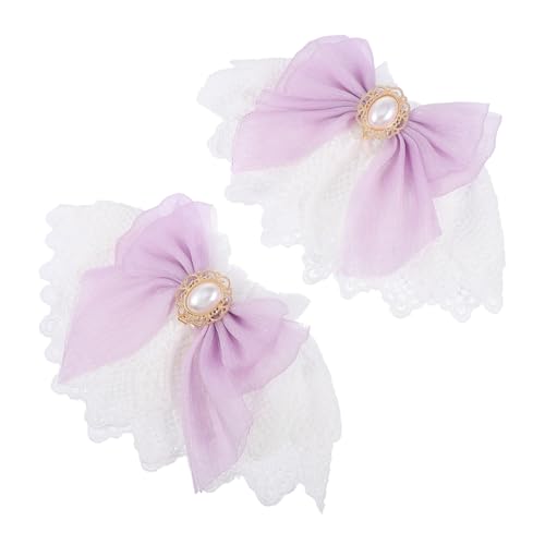 BESTYASH Leichtes Armarmband Armreif Lolita-spitze Handgelenk Hochzeit Bowknot-accessoire von BESTYASH