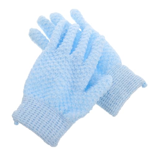 BESTYASH 1paare Handschuhe Für Frauen Zum Peeling Badehandschuh Aus Luffa Für Dusche Körper Und Haut Mit Massagefunktion Für Hause Reisen Und Fitnessstudio von BESTYASH