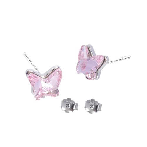 BESTYASH 1 Paar Schmetterlingsohrringe aus Sterlingsilber muttertag ohrringe silberohrringe Ohrringe mit Kristallsteinen Mode Ohrringe Damenanhänger Ohrstollen Silber- Rosa BESTYASH 1 Paar Schmetterlingsohrringe aus Sterlingsilber muttertag ohrringe silberohrringe Ohrringe mit Kristallsteinen Mode Ohrringe Damenanhänger Ohrstollen Silber- Rosa von BESTYASH