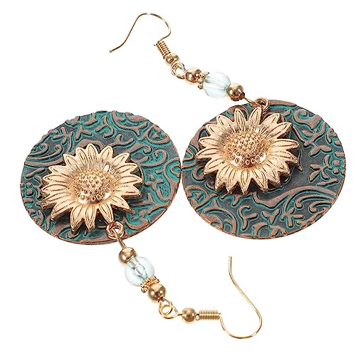 BESTYASH 1 Paar Vintage Ohrhänger für Frauen Doppellagige Sonnenblumen Ohrstecker Leicht für Partys Besondere Anlässe Perfektes für Freundinnen BESTYASH 1 Paar Vintage Ohrhänger für Frauen Doppellagige Sonnenblumen Ohrstecker Leicht für Partys Besondere Anlässe Perfektes für Freundinnen von BESTYASH