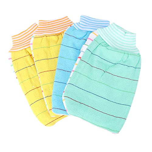 BESTYASH 1 Packung Pack Peeling für Exfolierende Badetücher zur Hautreinigung Doppelseitige Körperpflege Zufällige Farben Zufällige Farbe von BESTYASH
